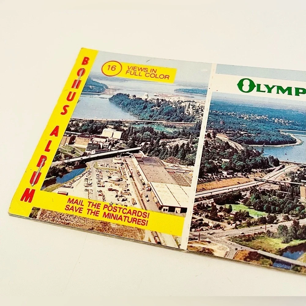 Vintage Olympia Beer Postcard Booklet Olympia Brewing Co. 1979 Brewery Photos